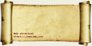 Jana Debelnogić vizit kartica